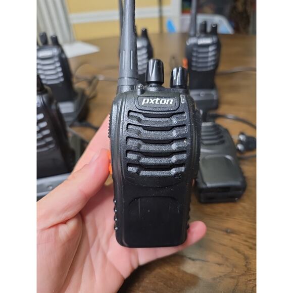 Pxton Walkie Talkie Long Range Two-Way Radio, 6 Walkie Talkie & 4 Charging Stand - Picture 3 of 16